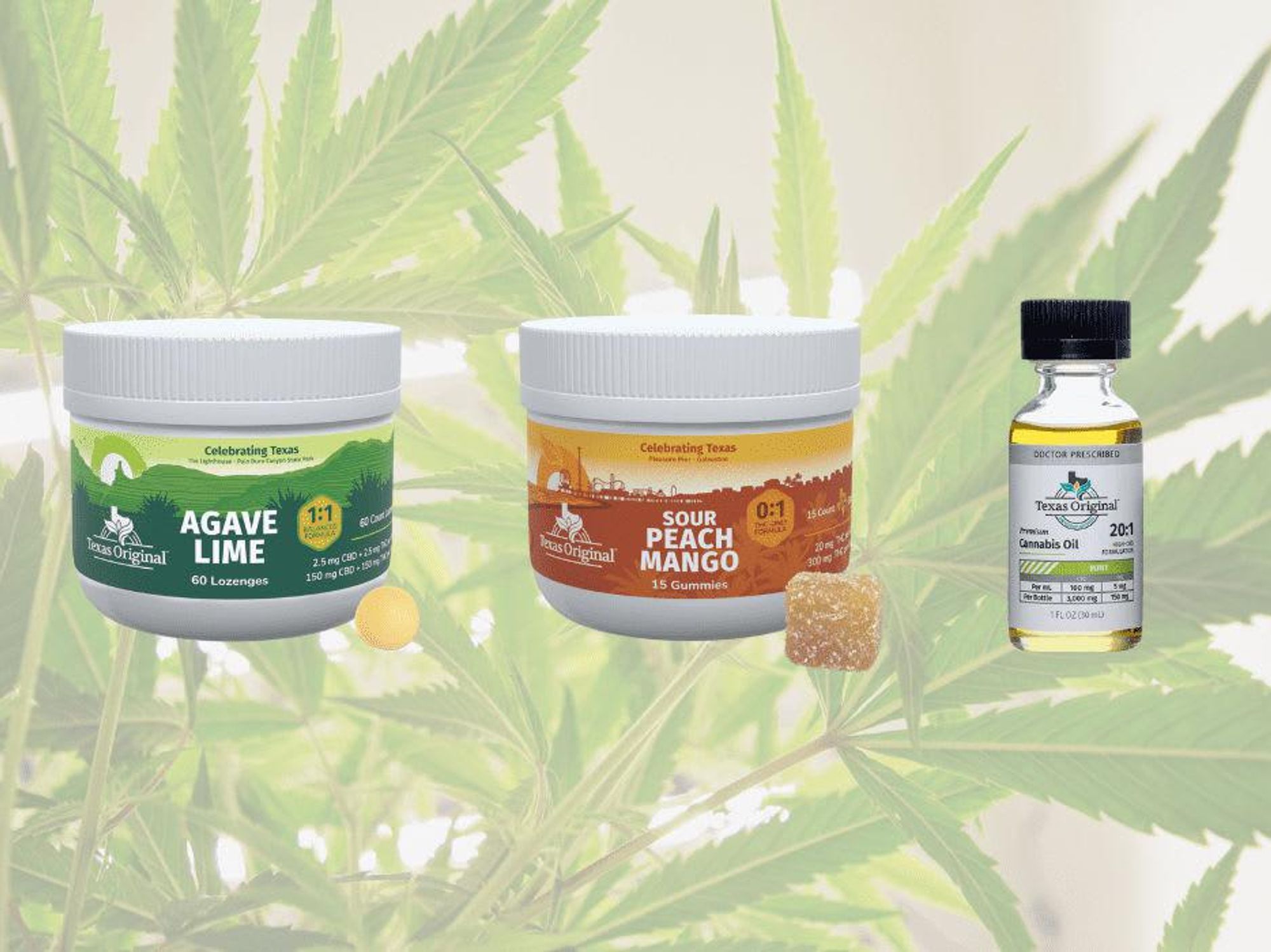 Texas Original offers a variety of products and doses for patients, including a 20 mg THC-only gummy with fast-acting nanoemulsion technology to give patients quicker onset times.