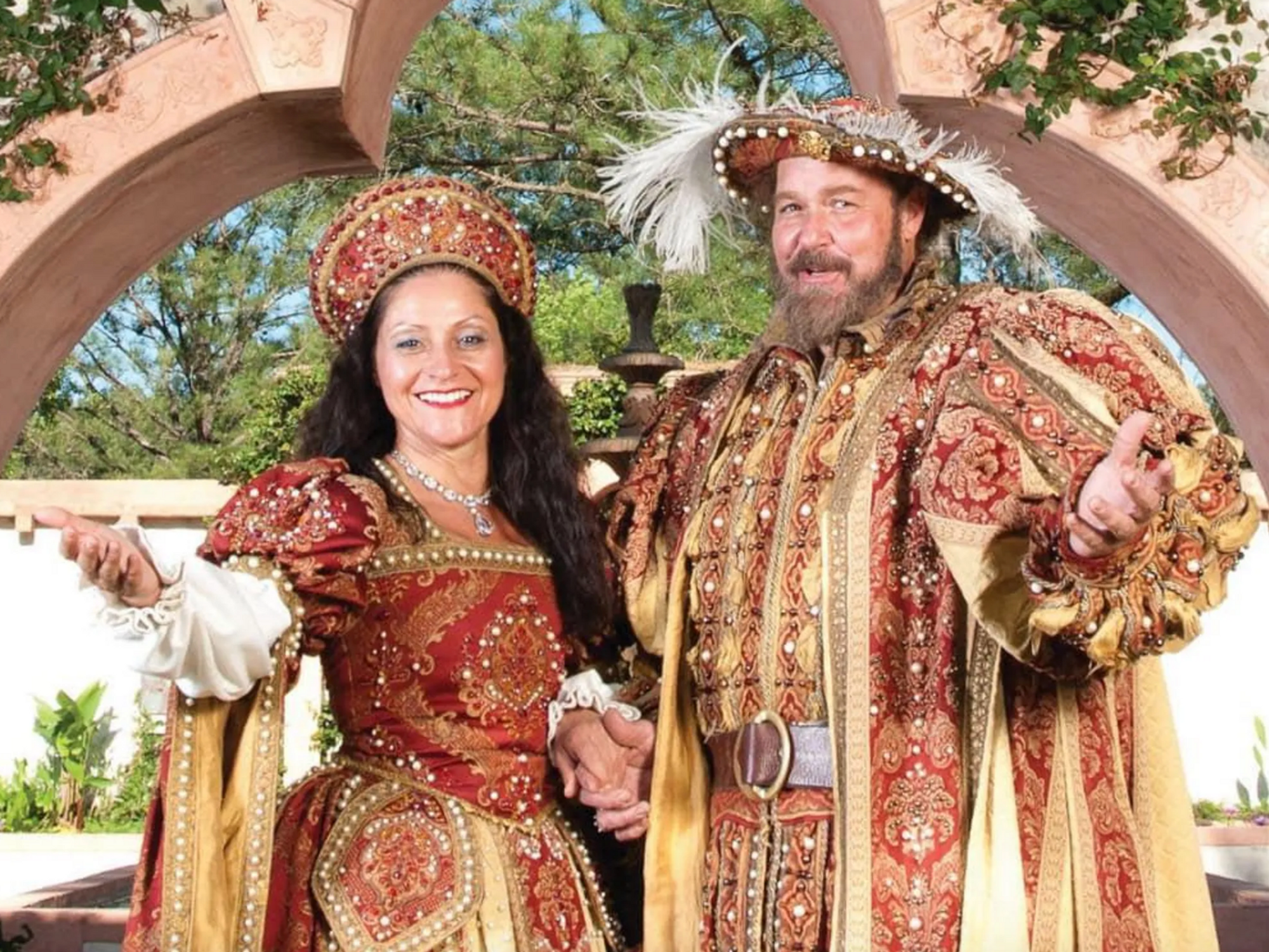 Texas Renaissance Festival queen and king