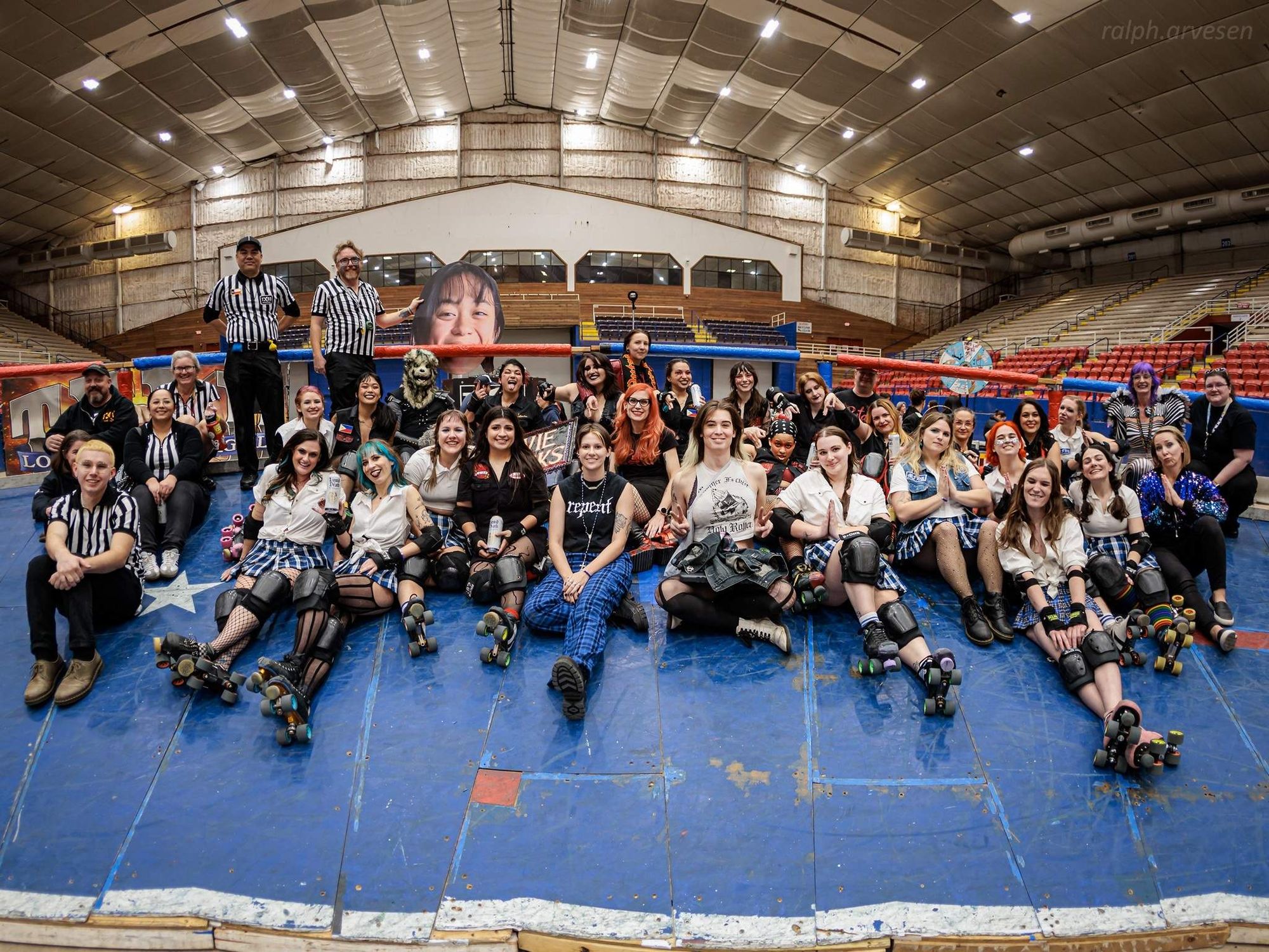 Texas Roller Derby bout photo