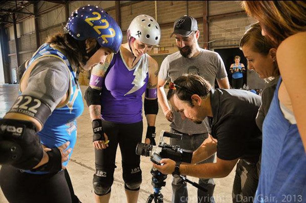 Texas rollergirls behind the scenes