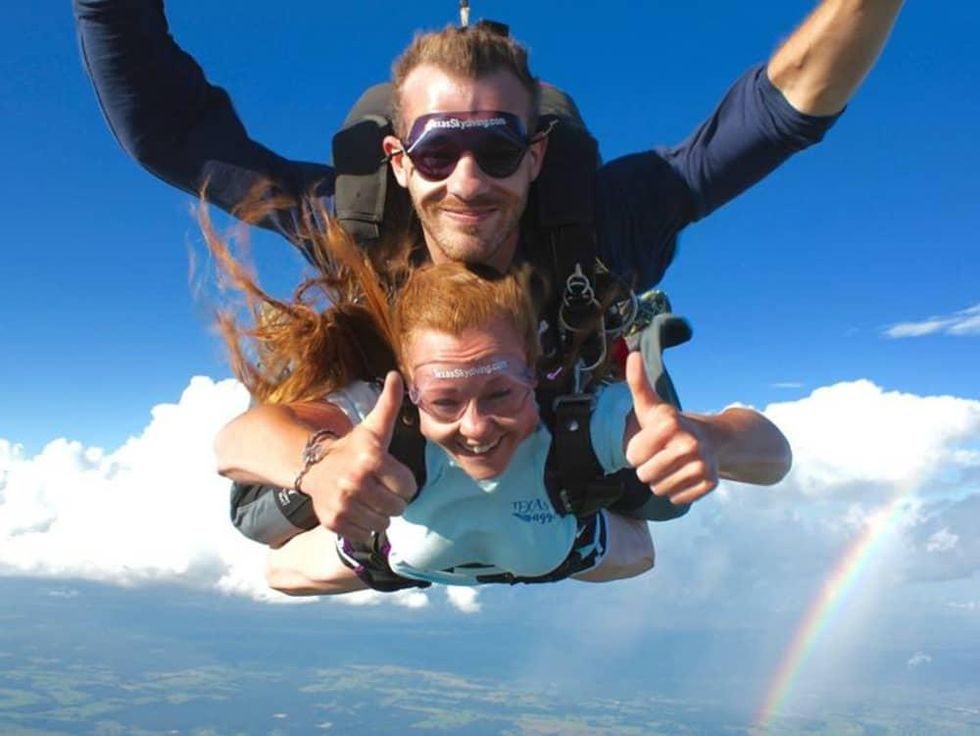 Texas Skydiving Center Lexington tandem dive