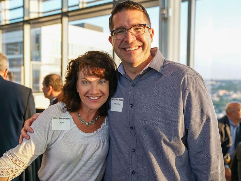 Texas Tribune Festival 2017 BBQ Feast at Google Jessica Wyatt Michael Wyatt