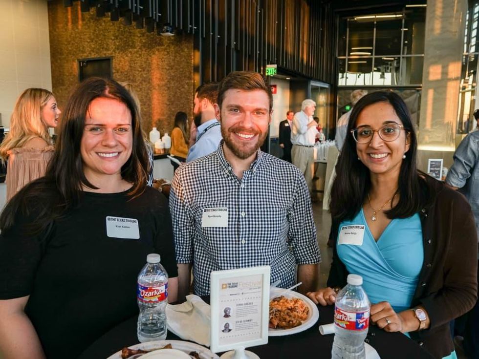 Texas Tribune Festival 2017 BBQ Feast at Google Kiah Collier Ryan Murphy Neena Satija