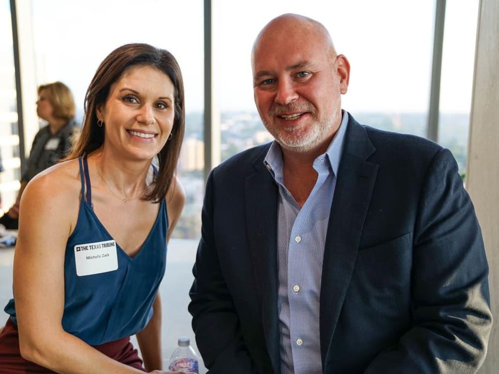 Texas Tribune Festival 2017 BBQ Feast at Google Michelle Zack Steve Schmidt