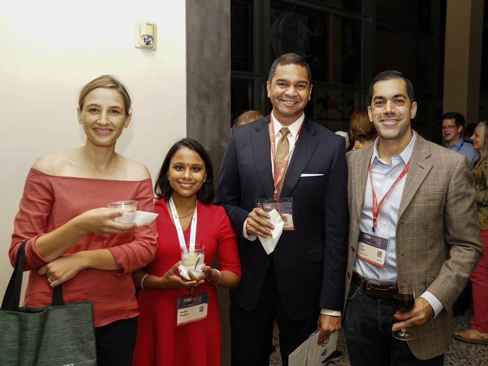 Texas Tribune Festival 2017 VIP Party at Harry Ranson Center Anya Bidwell Kavitha Bondada Vikrant Reddy Arif Panju