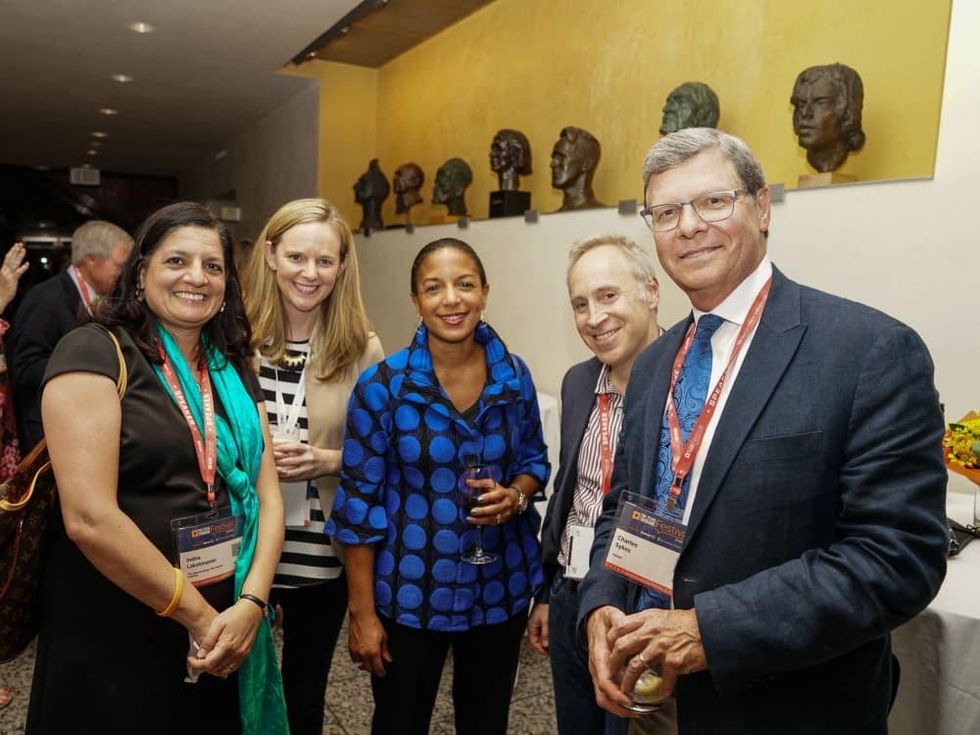 Texas Tribune Festival 2017 VIP Party at Harry Ranson Center Indira Lakshmanan Erin Pelton Susan Rice Jacob Weisberg Charles Skyes