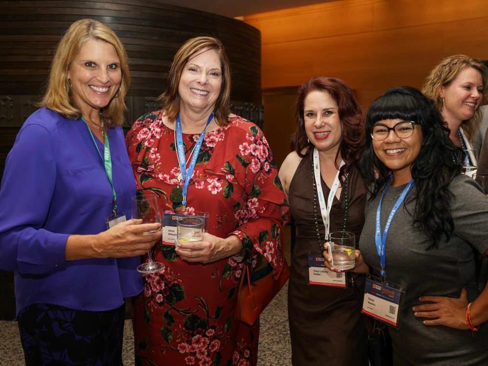 Texas Tribune Festival 2017 VIP Party at Harry Ranson Center Judy Maggio Anne Wheeler Tracy Loquay Parker Kassie Navarro