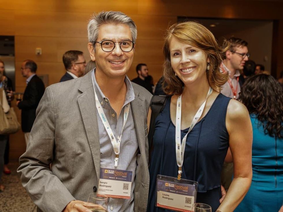Texas Tribune Festival 2017 VIP Party at Harry Ranson Center Sergio Rodriguez Louise Rodriguez