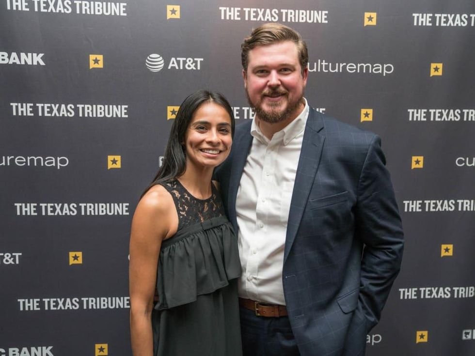 Texas Tribune Festival 2018 VIP Cocktail Hour at Brazos Hall Charles Glover Celeste Arista-Glover