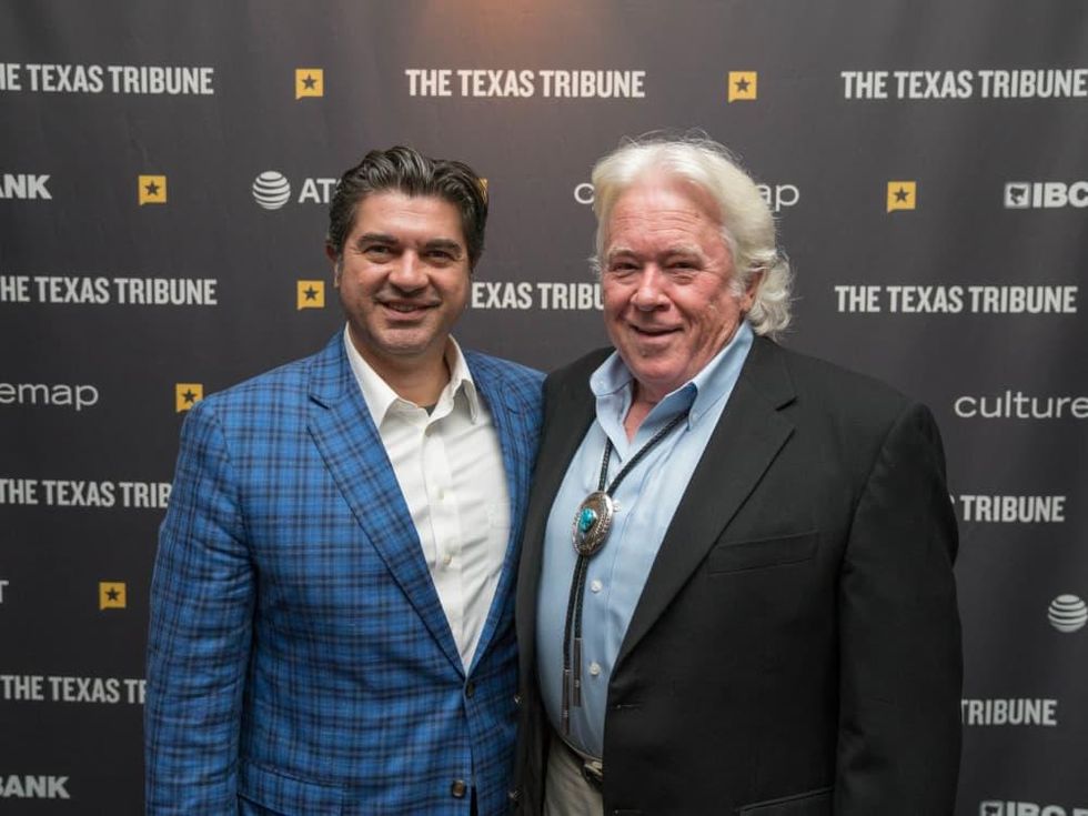 Texas Tribune Festival 2018 VIP Cocktail Hour at Brazos Hall Eddie Rodriguez Dan Bullock