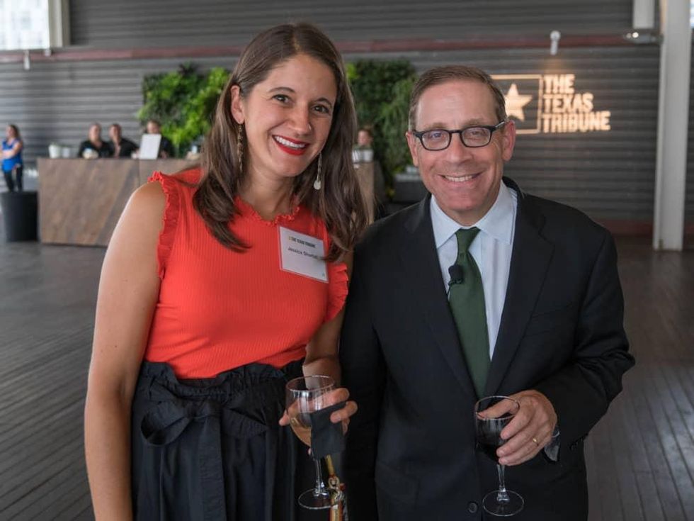 Texas Tribune Festival 2018 VIP Cocktail Hour at Brazos Hall Jessica Shortall Evan Smith