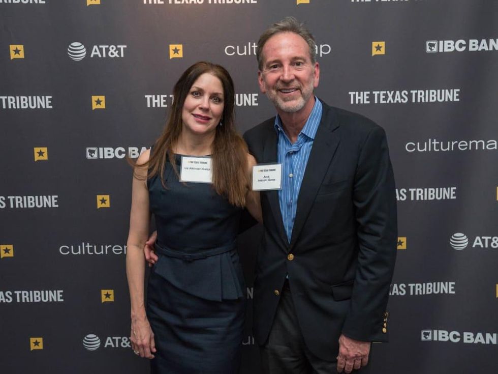 Texas Tribune Festival 2018 VIP Cocktail Hour at Brazos Hall Liz Atkinson-Garcia Ambassador Antonio Garza