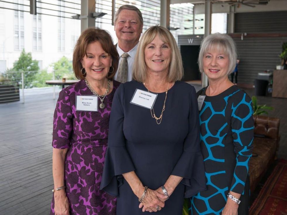 Texas Tribune Festival 2018 VIP Cocktail Hour at Brazos Hall Mary Scott Nabers Ed Edmonson Shanny Lott Gayle Pickering