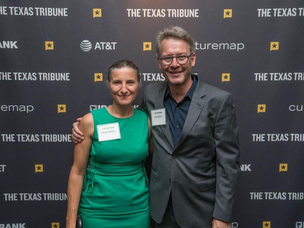Texas Tribune Festival 2018 VIP Cocktail Hour at Brazos Hall Melanie Mullan Peter Mullan