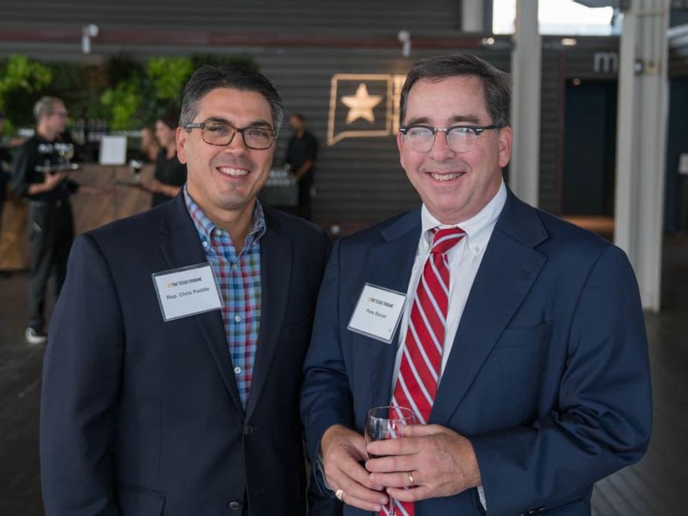 Texas Tribune Festival 2018 VIP Cocktail Hour at Brazos Hall Representative Chris Paddie Pete Slover