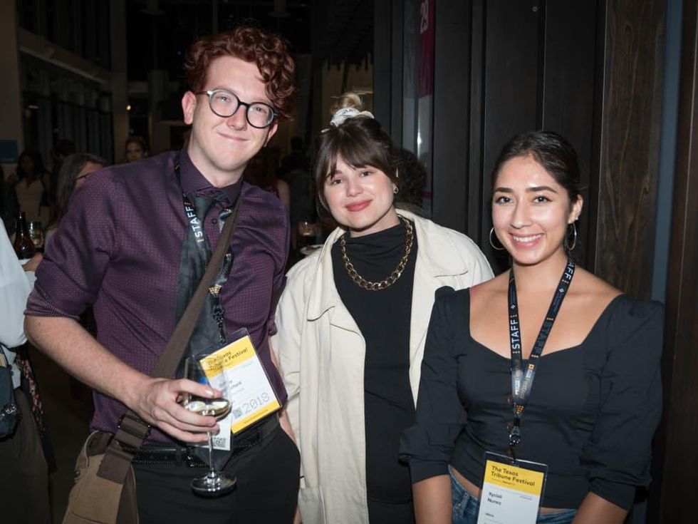 Texas Tribune Festival 2018 VIP Party at Google Bobby Blanchard Jane Claire Hervey Xyclali Nunez