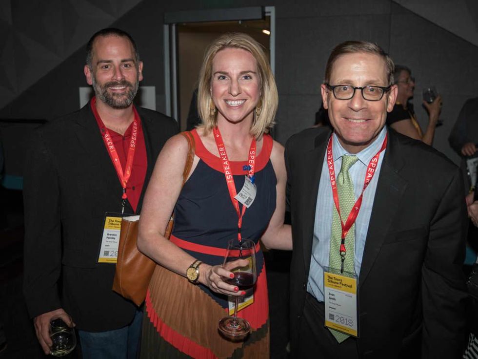 Texas Tribune Festival 2018 VIP Party at Google Brandon Formby Emily Ramshaw Evan Smith