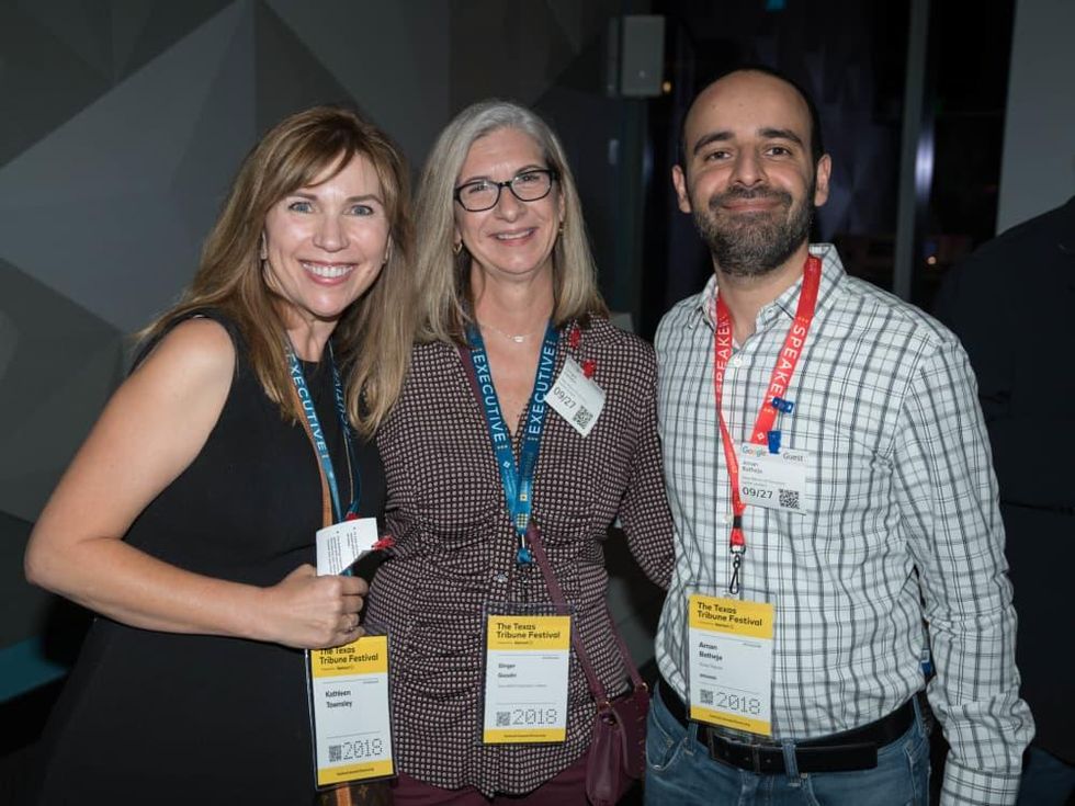 Texas Tribune Festival 2018 VIP Party at Google Kathleen Townsey Ginger Goodin Aman Batheja