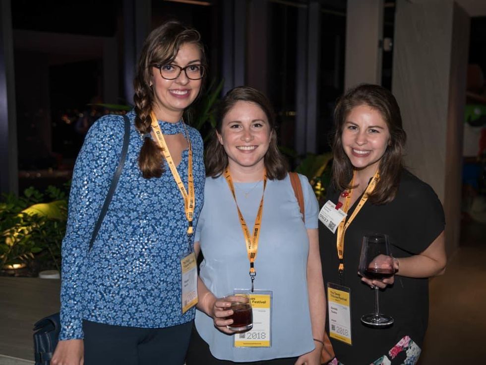 Texas Tribune Festival 2018 VIP Party at Google Maggie Reach Kristi Fogle Danielle Trevino