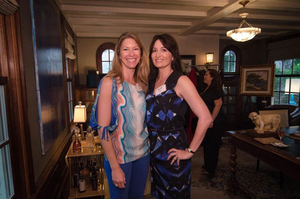 Texas Women for the Arts event at Sherri West's home