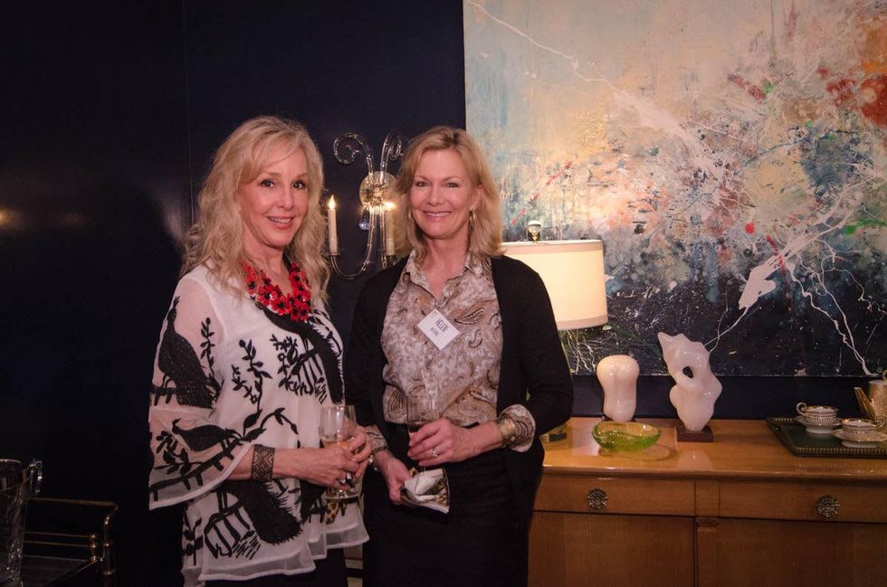 Texas Women for the Arts event at Sherri West's home