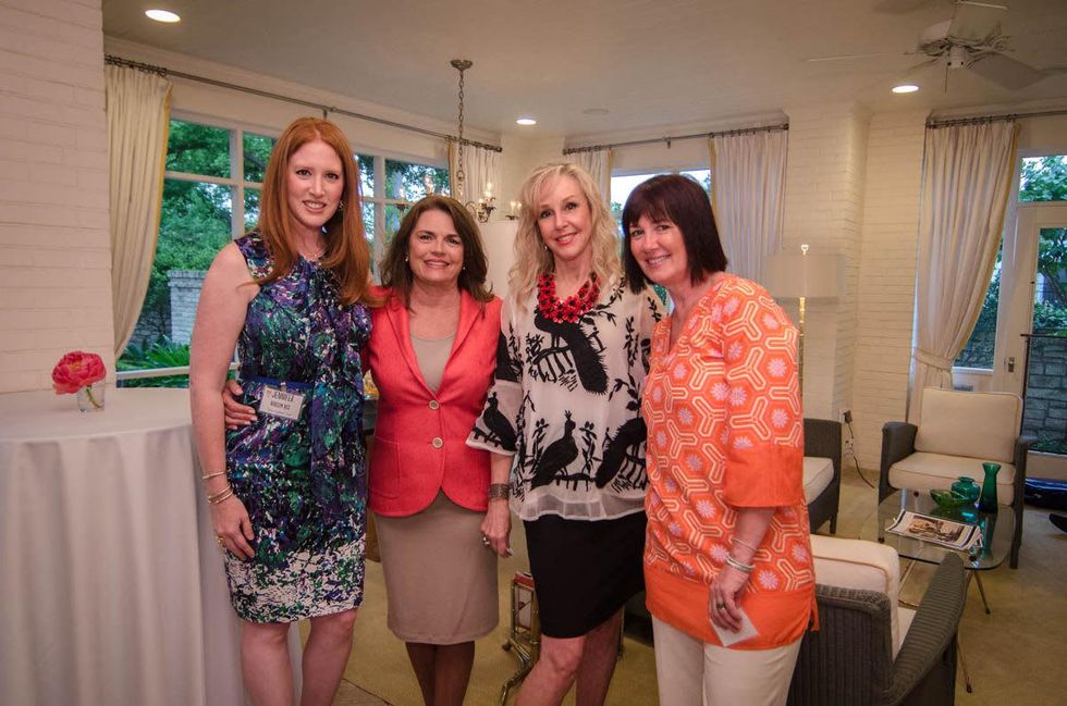 Texas Women for the Arts event at Sherri West's home