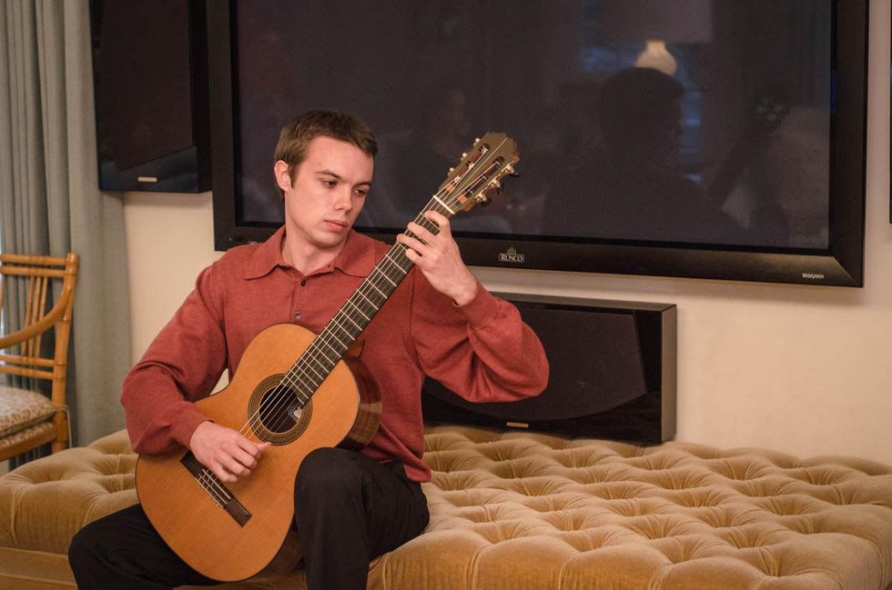 Texas Women for the Arts event at Sherri West's home