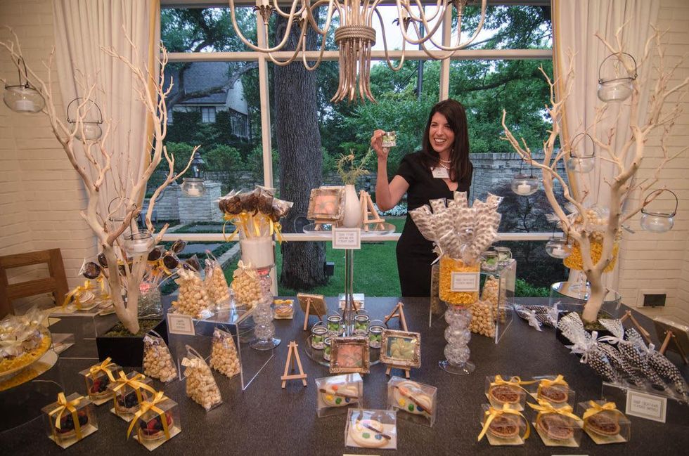 Texas Women for the Arts event at Sherri West's home