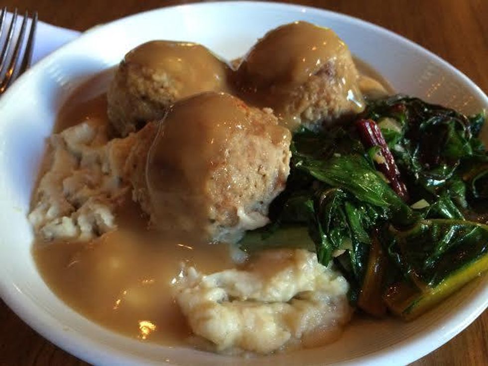 Thanksgiving meatball Winflo Osteria