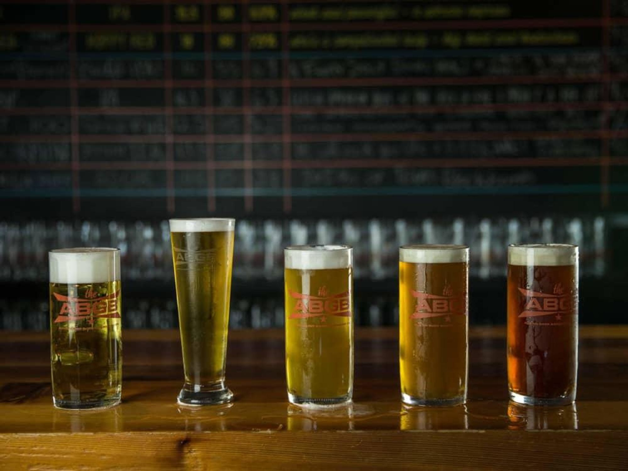 The ABGB beer lineup