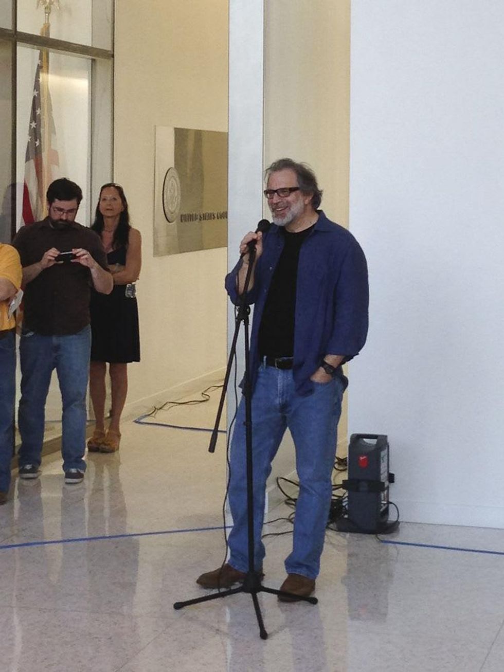 The Austin wall creator Clifford Ross