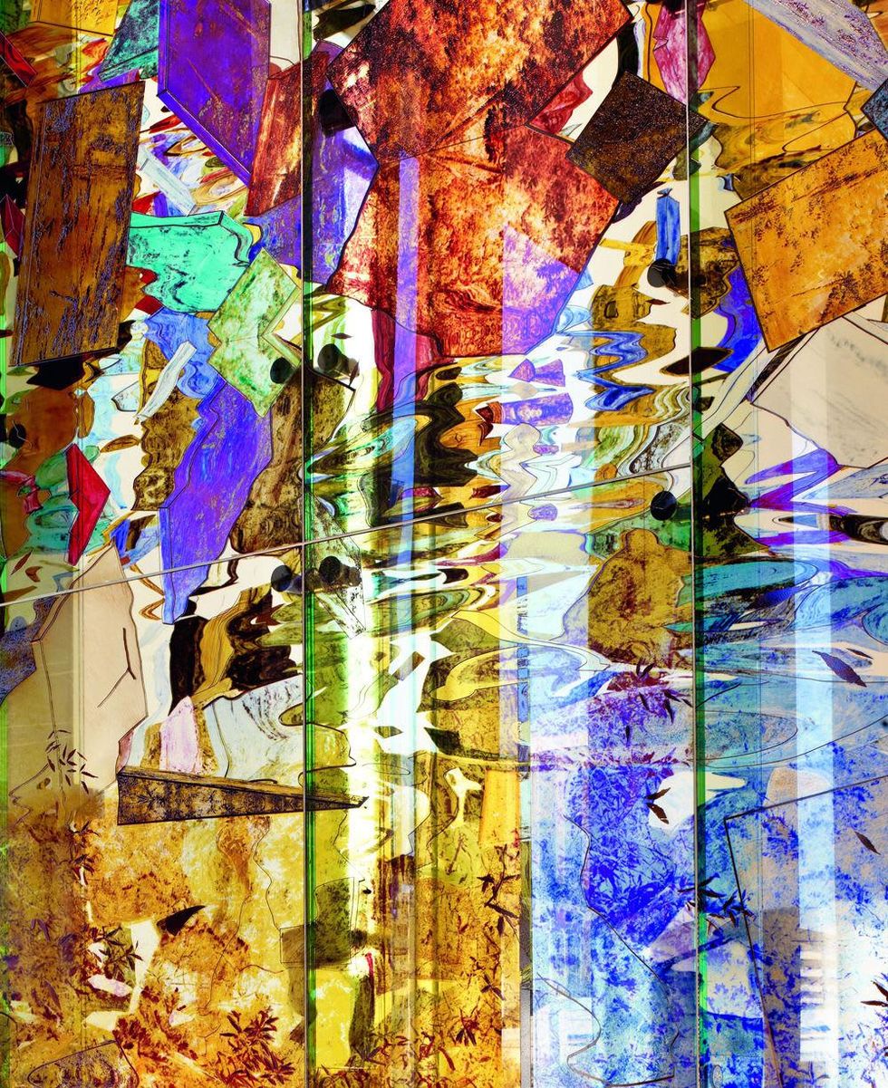 The Austin Wall detail