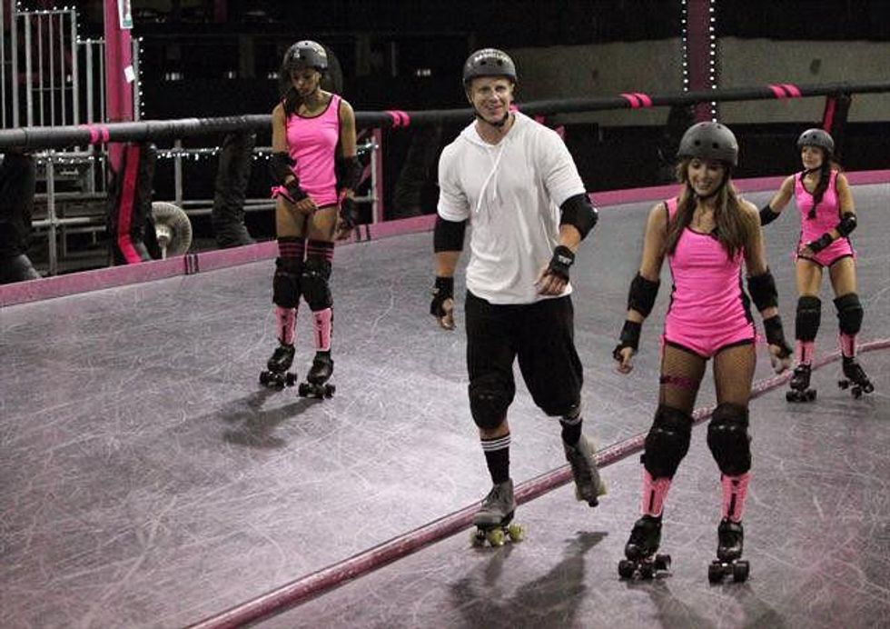 The Bachelor roller derby