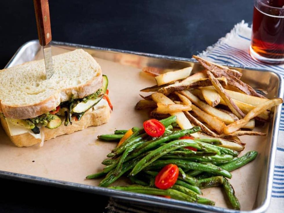 The Beer Plant vegan sandwich