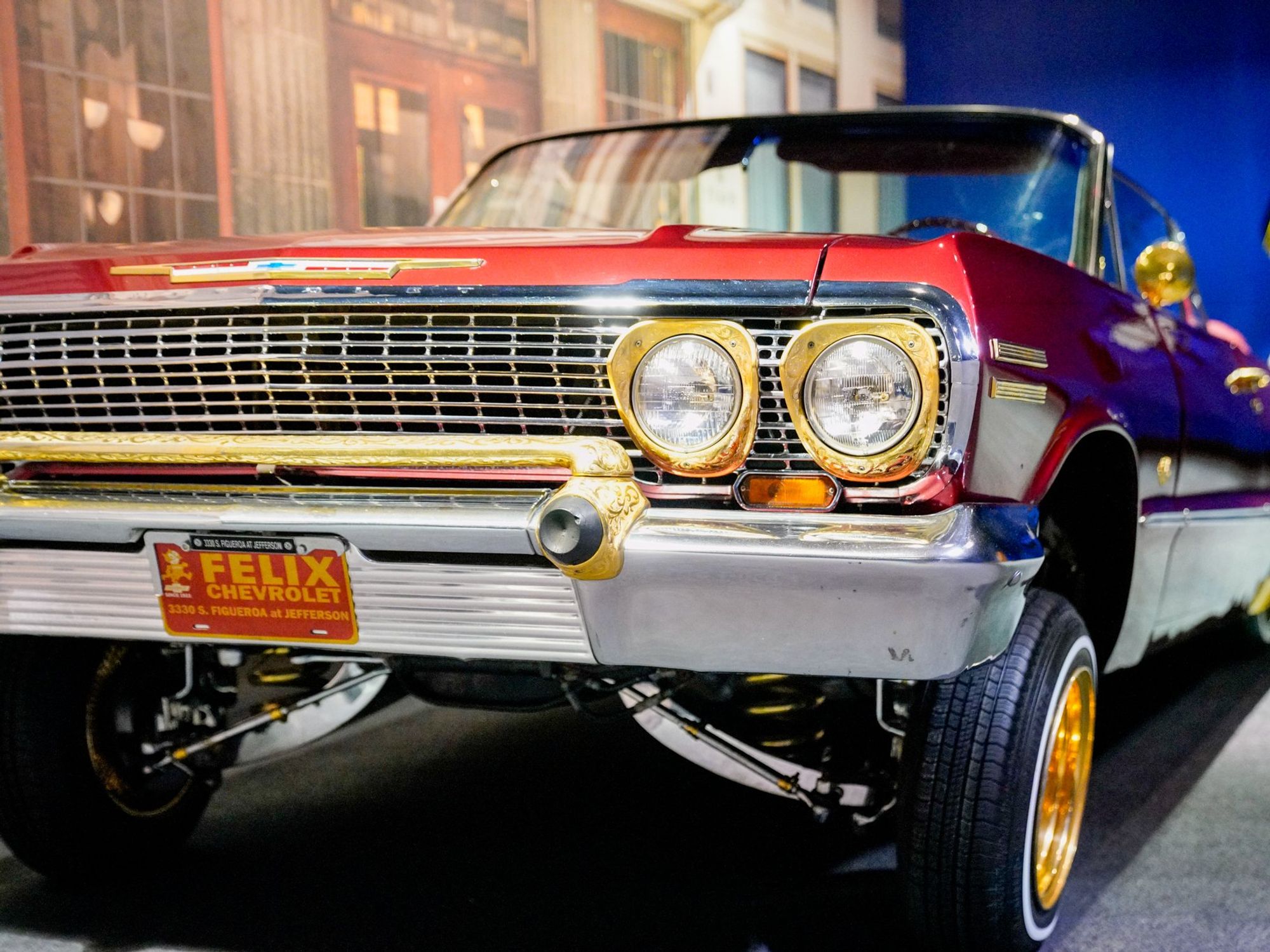 The Bullock Texas State History Museum lowrider exhibit