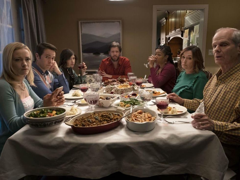 The cast of The Oath