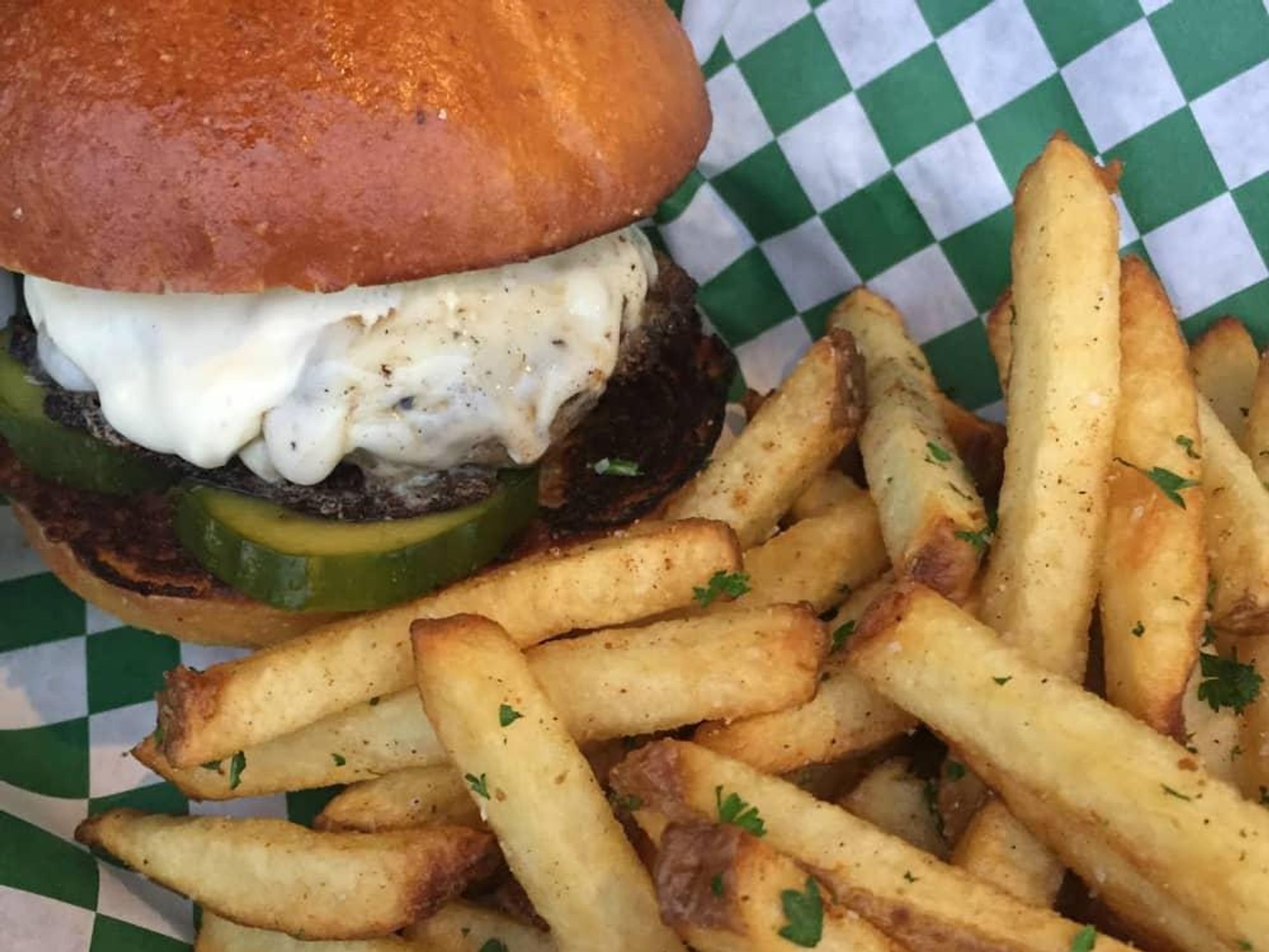 The Cavalier ATX burger