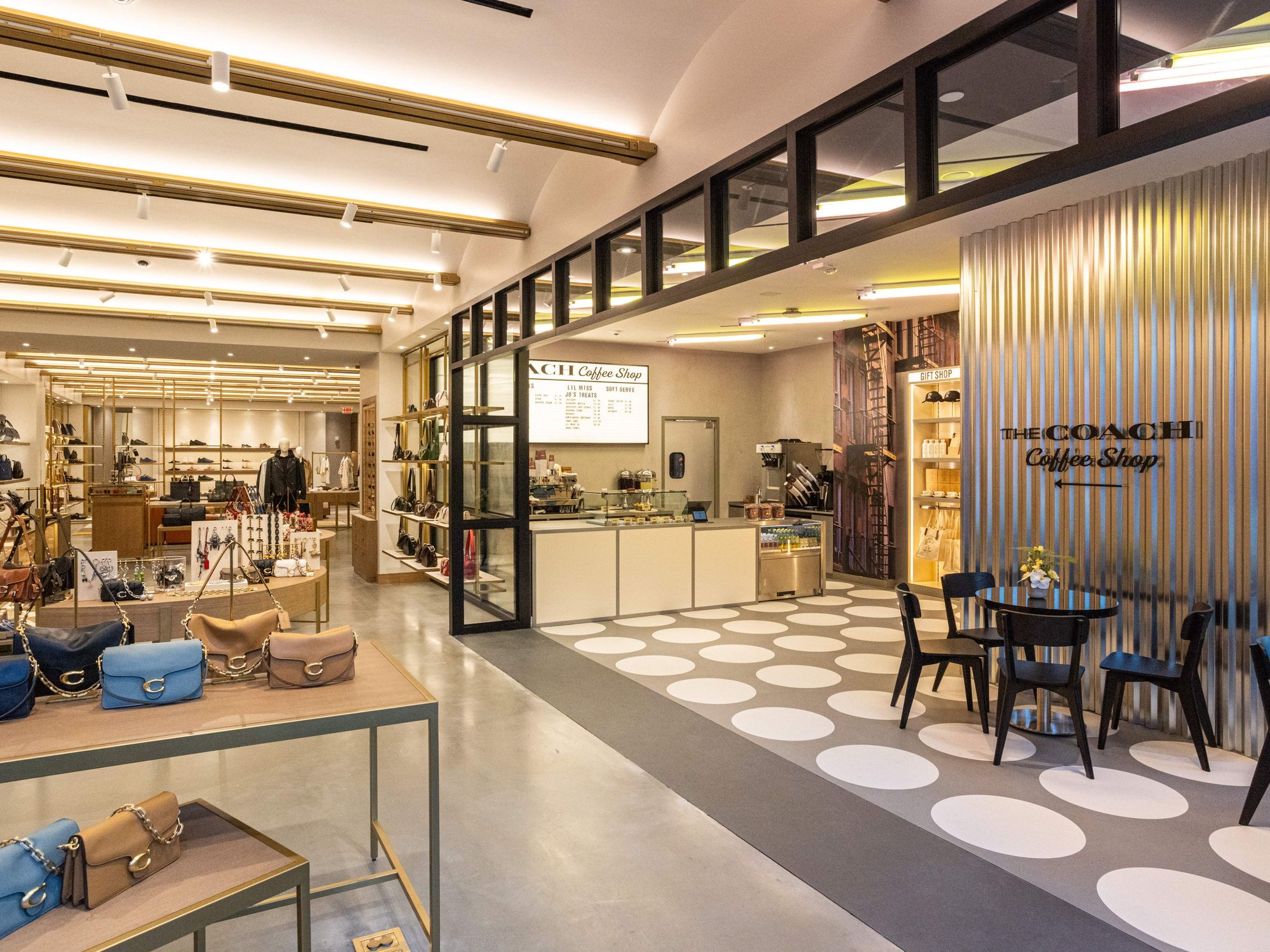 The Coach Coffee Shop at the Domain in Austin