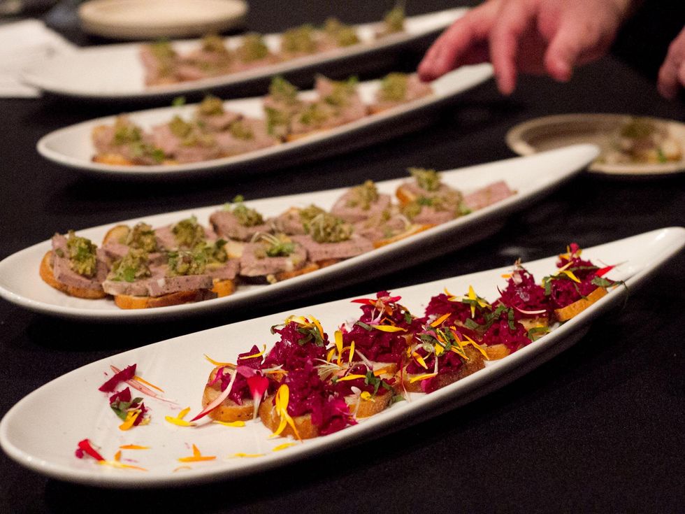 The Contemporary Austin Five x Seven Event 2014 Food from Trace