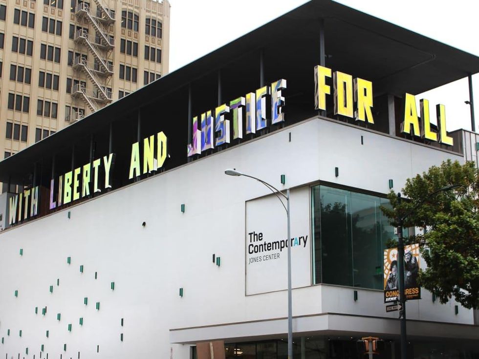 The Contemporary Austin Jones Center With Liberty and Justice for All Jim Hodges 2016