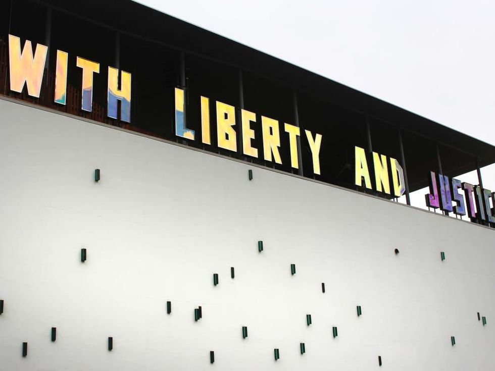 The Contemporary Austin Jones Center With Liberty and Justice for All Jim Hodges 2016