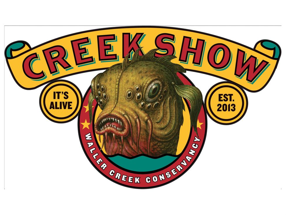 The Creek Show logo was designed by Pentagram in Austin.