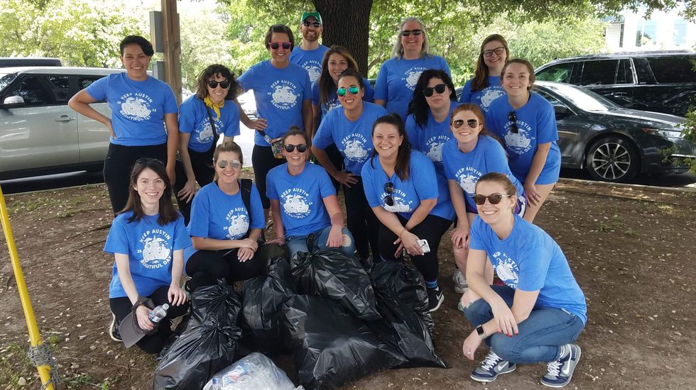 The crew from Keep Austin Beautiful Day 2019.