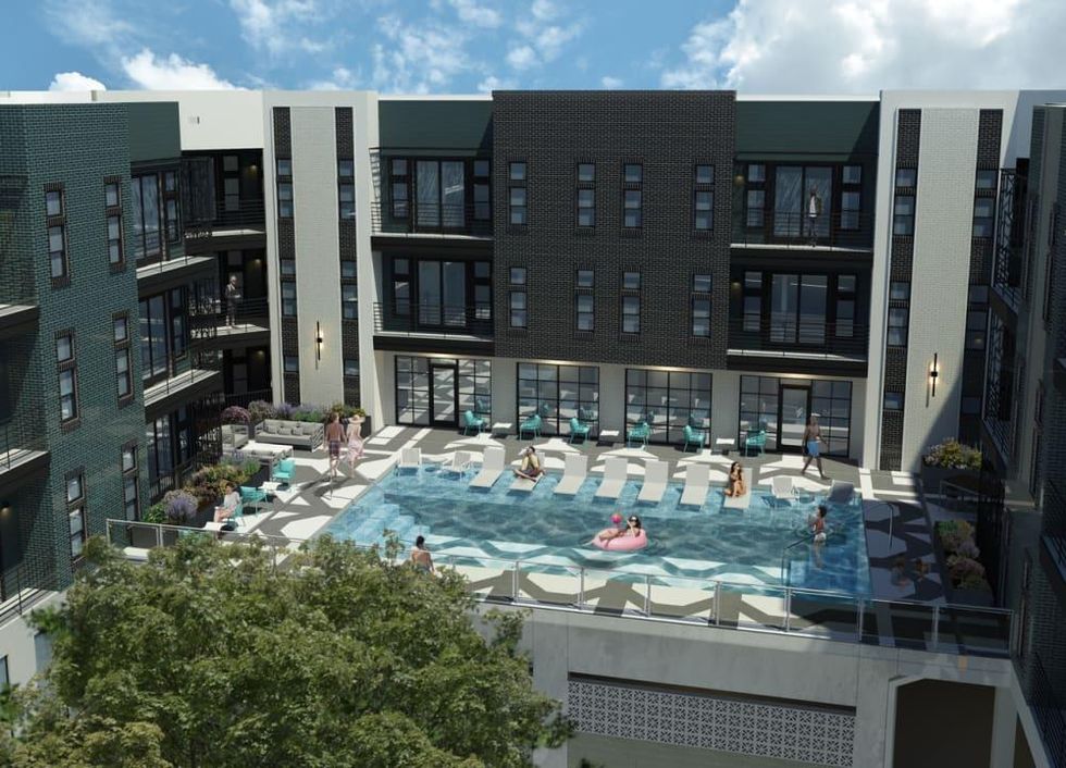 The Emma pool rendering