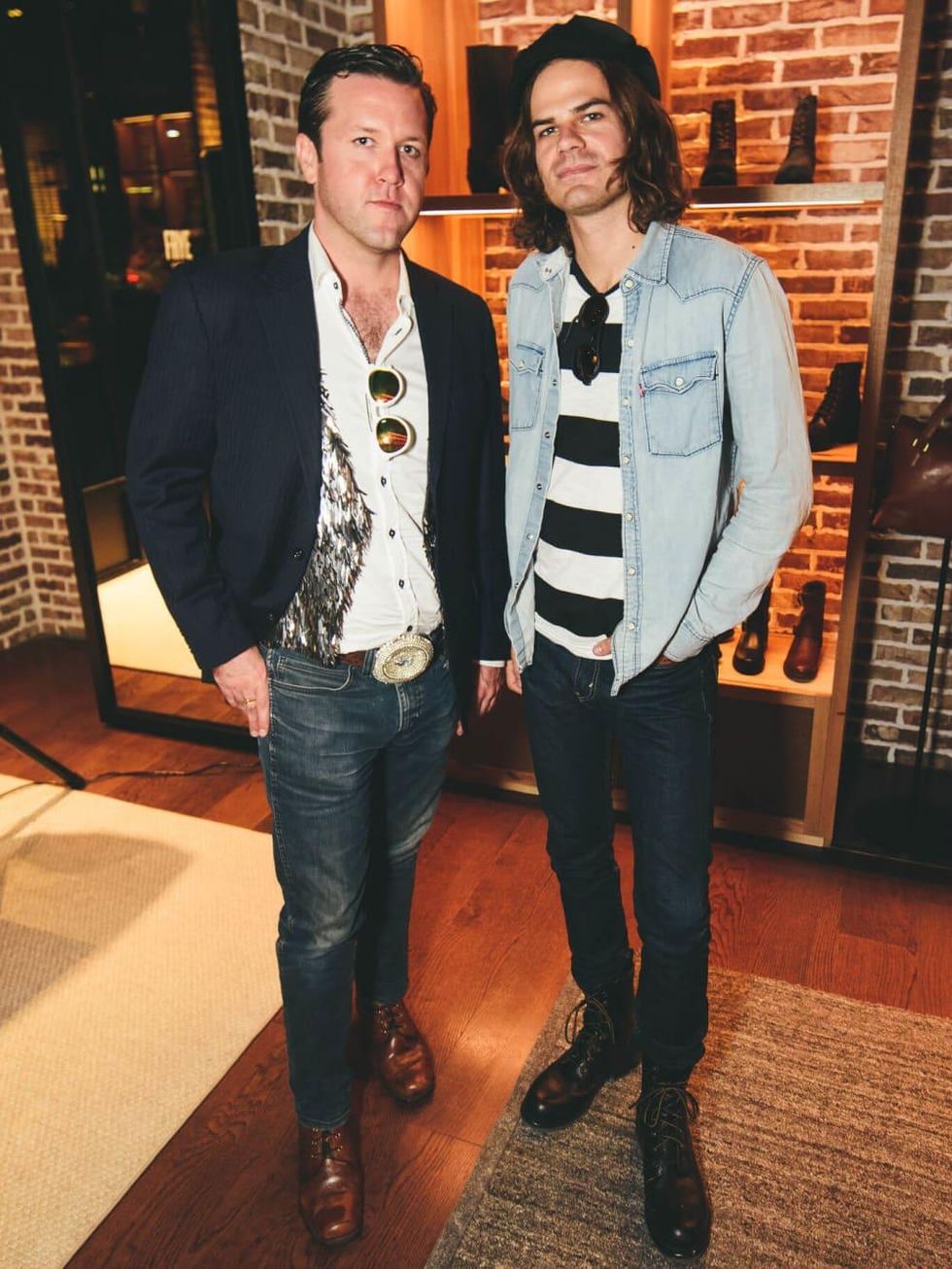 The Frye Company Austin grand opening 2016 John Michael Schoepf Caleb Charles Campaigne