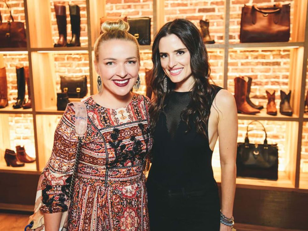 The Frye Company Austin grand opening 2016 Kaley Berry Michelle Zuzek