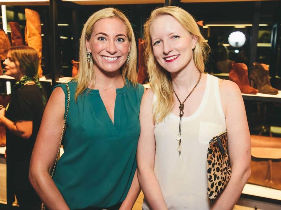 The Frye Company Austin grand opening 2016 Sara Skirboll Ellen Miller