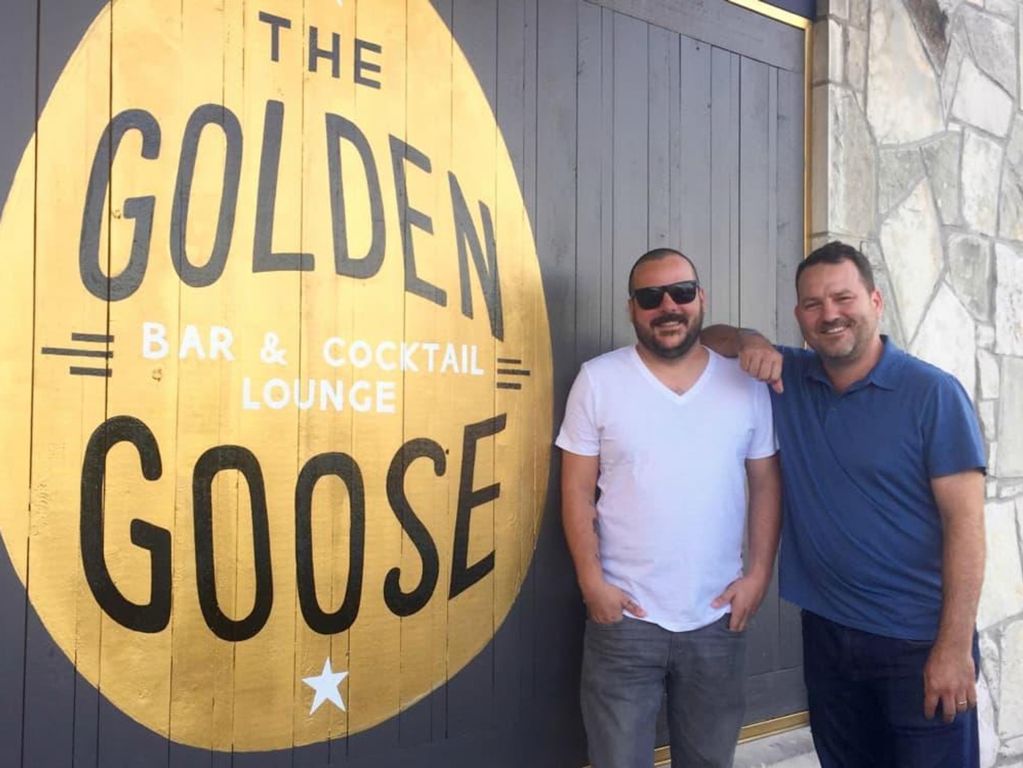 The Golden Goose Austin bar logo Jason Steward Sean Fric 2015