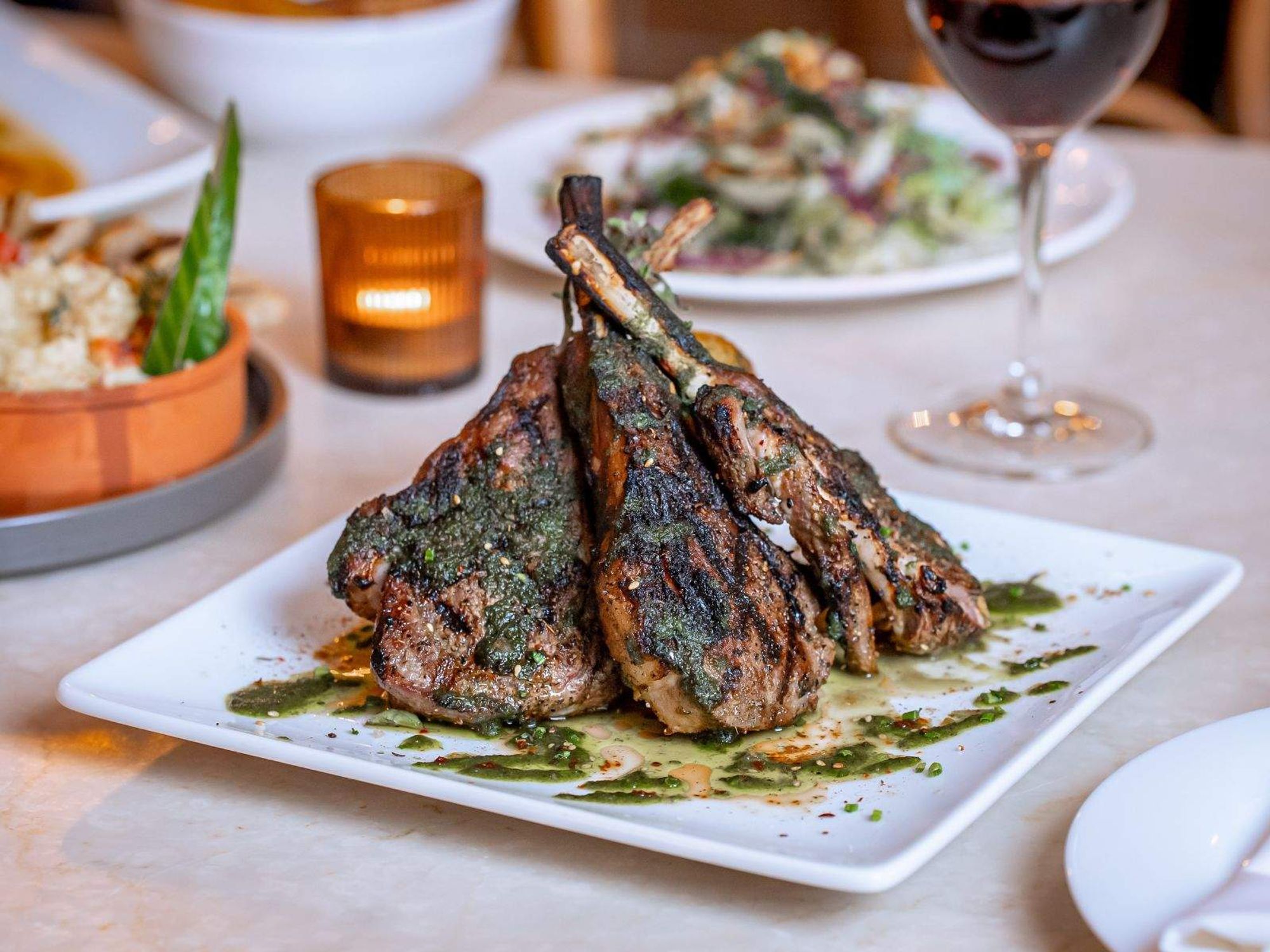 The Greek Bar, lamb chops
