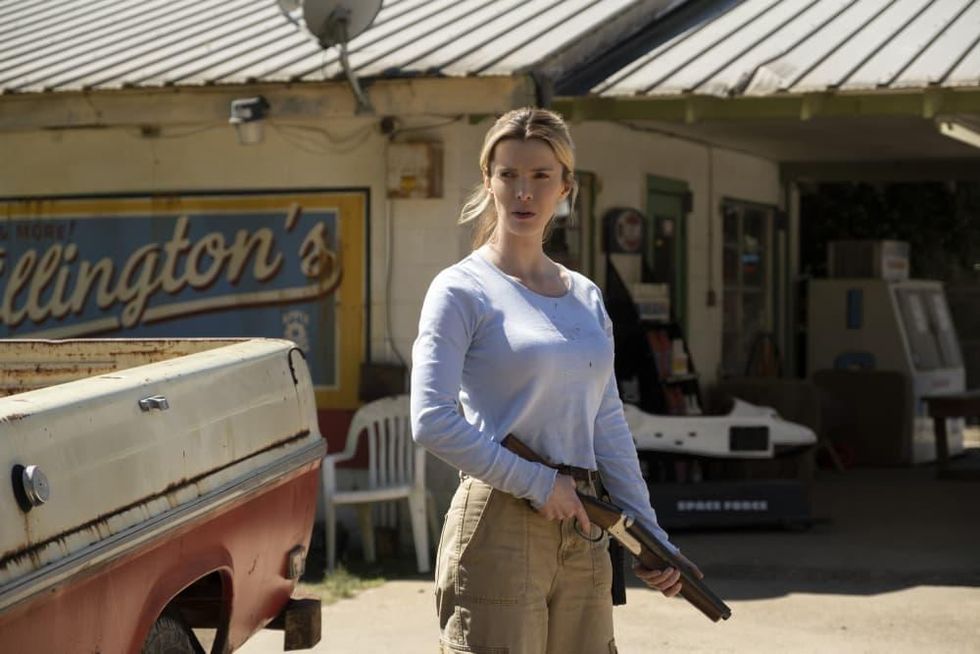 The Hunt movie review Betty Gilpin as Crystal in The Hunt